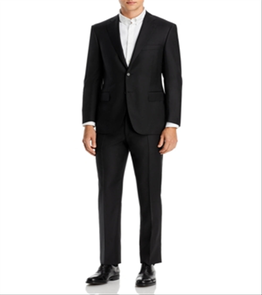 Canali Men's Classic Fit Siena Suit Black Size 58