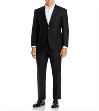 Canali Men's Classic Fit Siena Suit Black Size 58