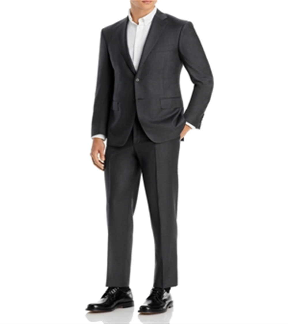 Canali Men's Classic Fit Siena Suit Black Size 44-R
