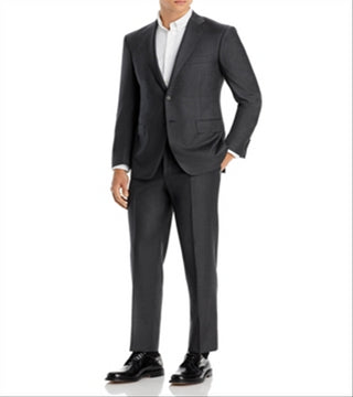 Canali Men's Classic Fit Siena Suit Black Size 44-R