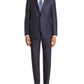 Canali Men's Siena Sharkskin Classic Fit Suit Blue Size 58-R