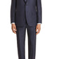Canali Men's Capri Melange Twill Solid Slim Fit Suit Blue Size 54