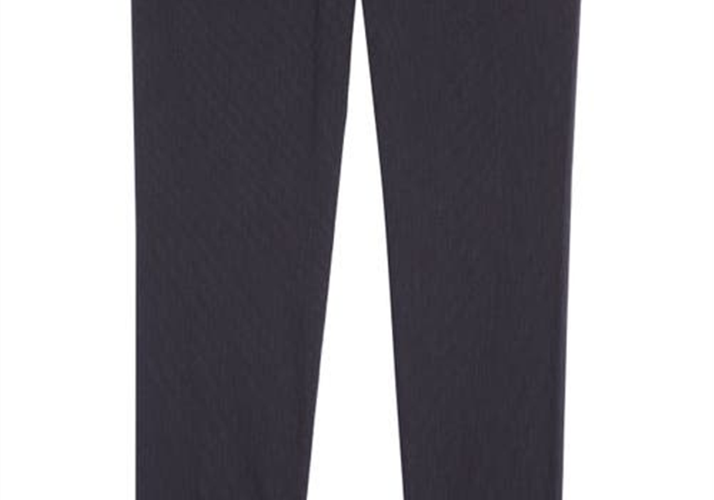 Canali Modern Fit Stripe Trousers, Navy, Size 52 X EU