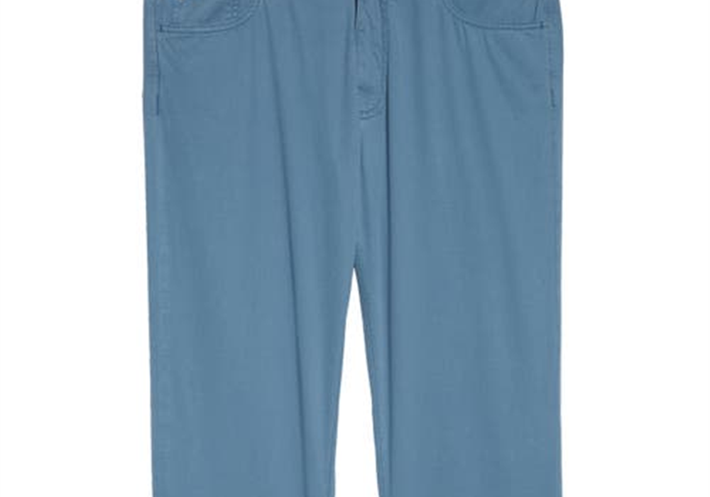Canali Men's Light Blue Micro Textured Sport Pants Size 56 X Eu