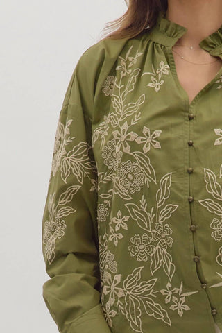 Entro - Women's Luna Embroidered Shirt