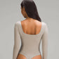 Lululemon - Wundermost Ultra-soft Nulu Square-neck Long-sleeve Bodysuit