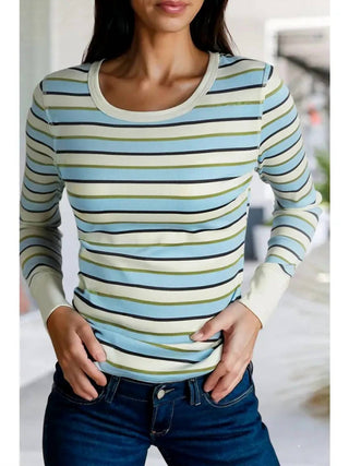 Aapparella - Cassie Striped Long Sleeve Top