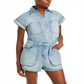 Blanknyc Denim Romper Blue