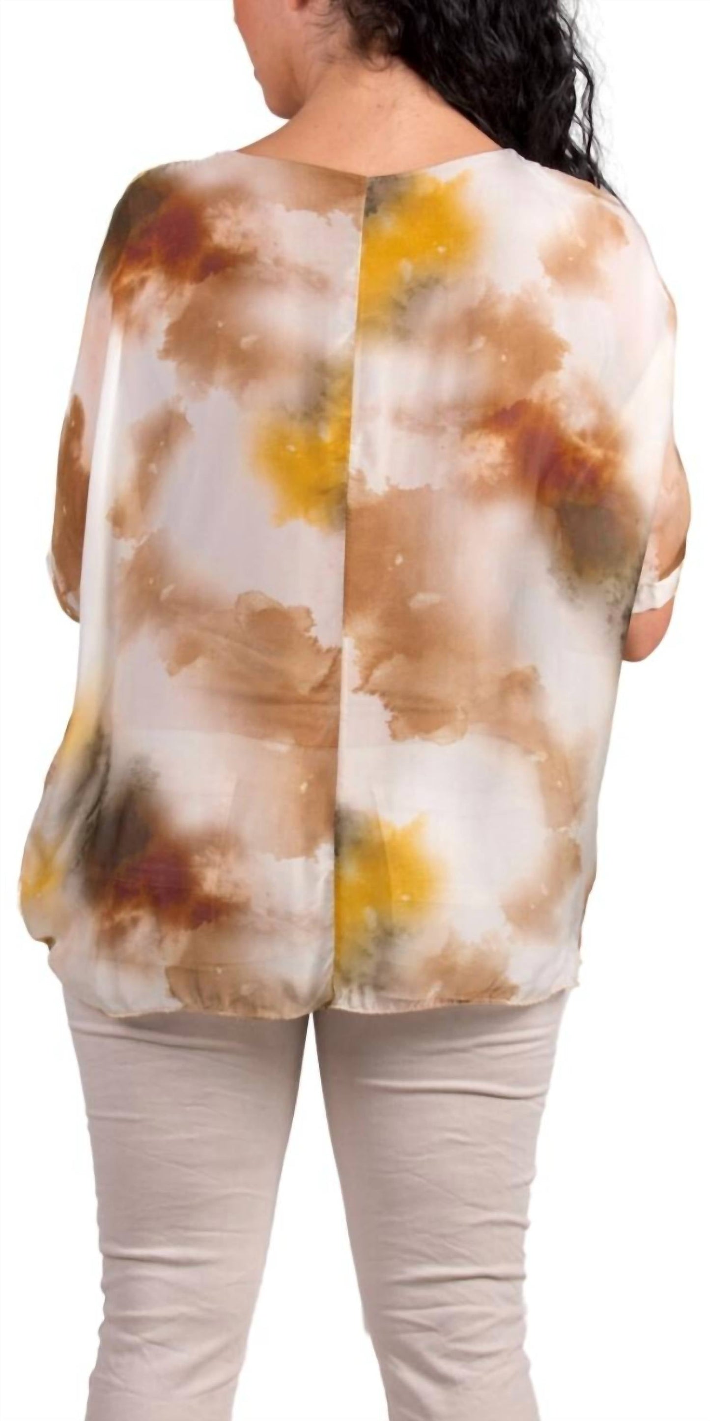 Gigi Moda - Carmelina Watercolor Silk Kaftan