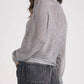 Elan - METALLIC SWEATER CARDIGAN