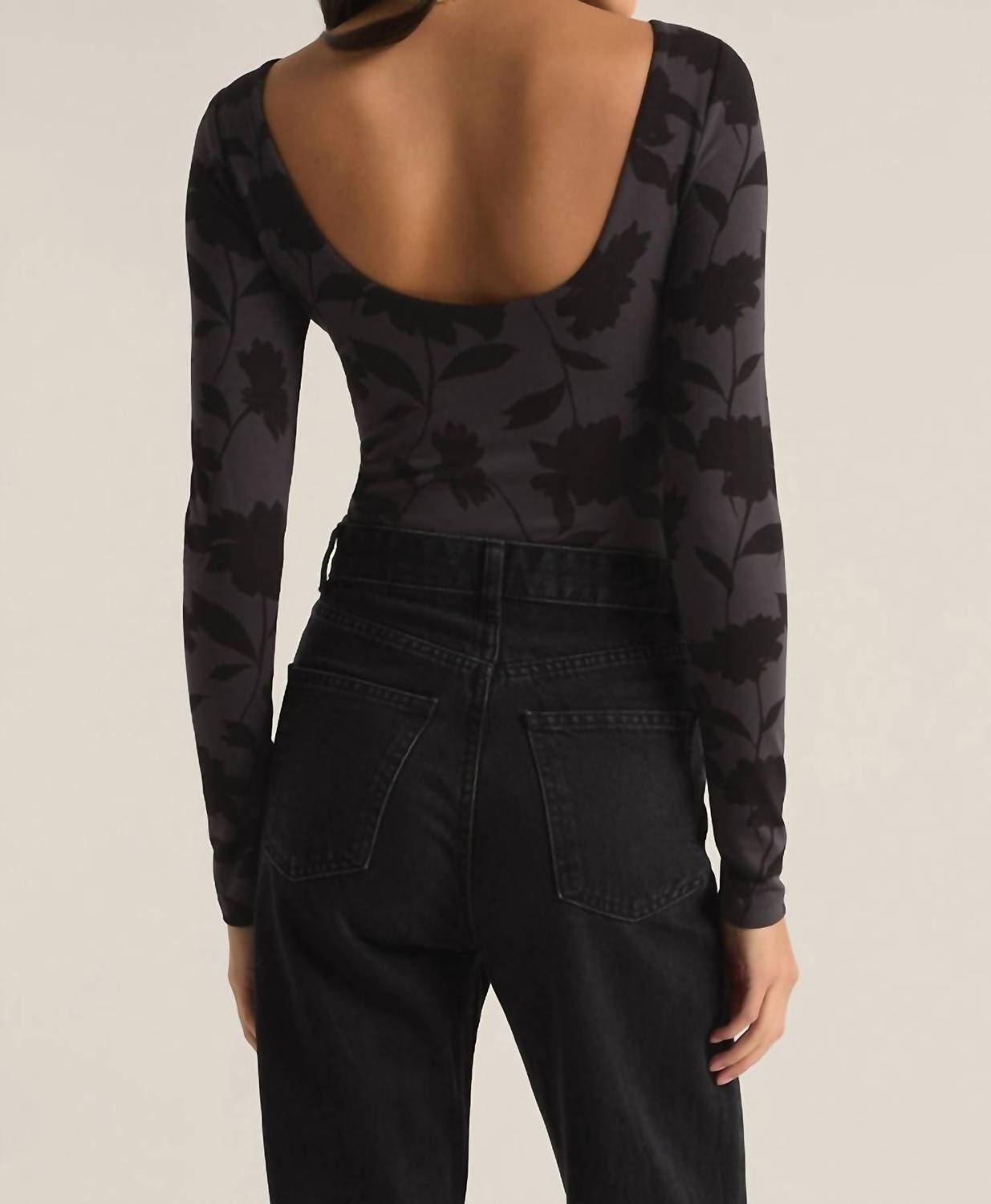 Z Supply - Baela Shadow Floral Bodysuit