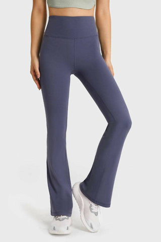 Trendsi - Flare Yoga Pants With Elastic Waist Pants