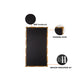 Gold Bamboo-Style Rectangular Wall Mirror, Textured Frame for Living Room/Bedroom/Entryway