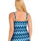 Always For Me - Plus Size Ruched A-Line Tankini Top