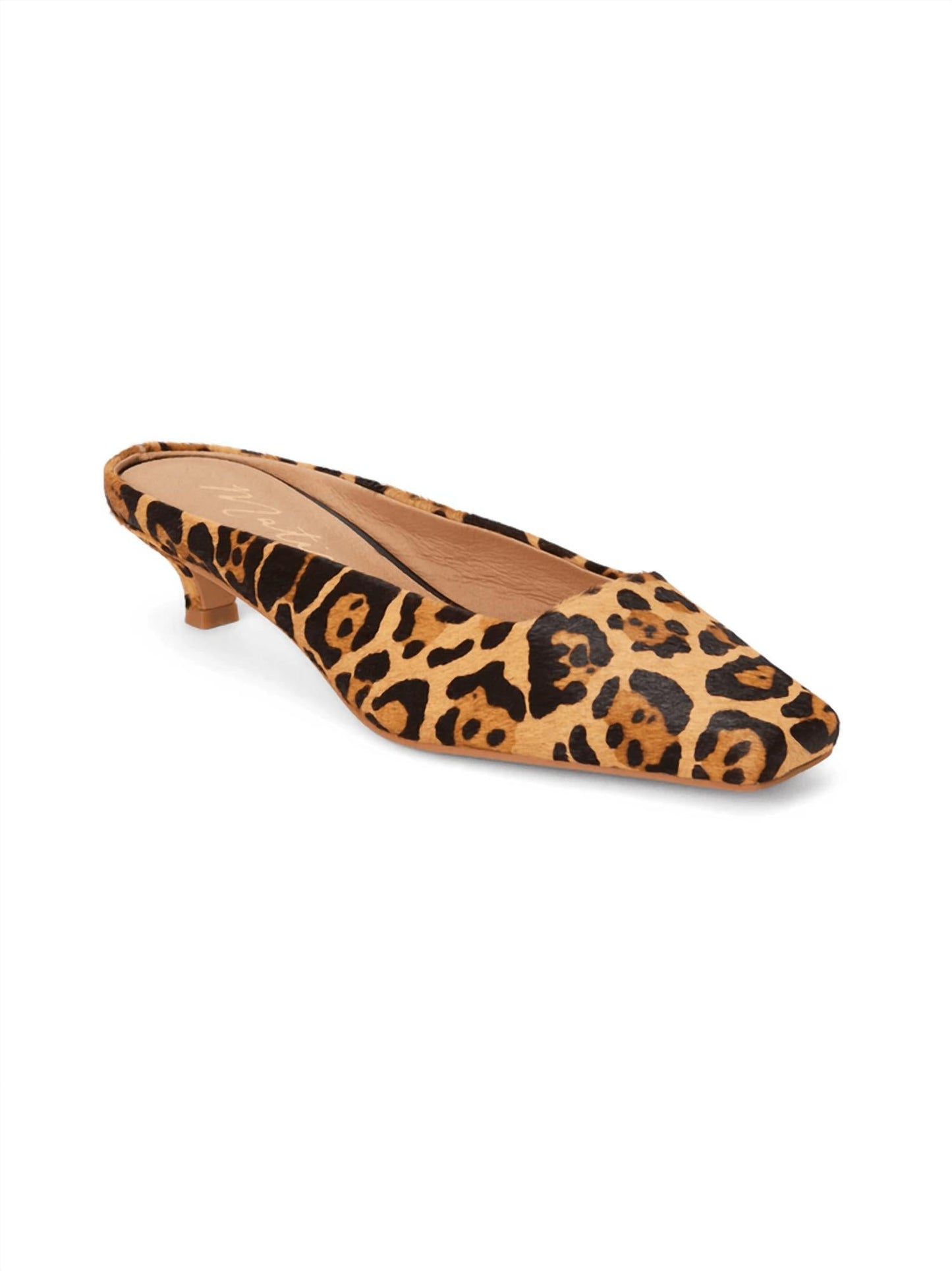 Matisse - Women's Classy Leopard Heeled Mule