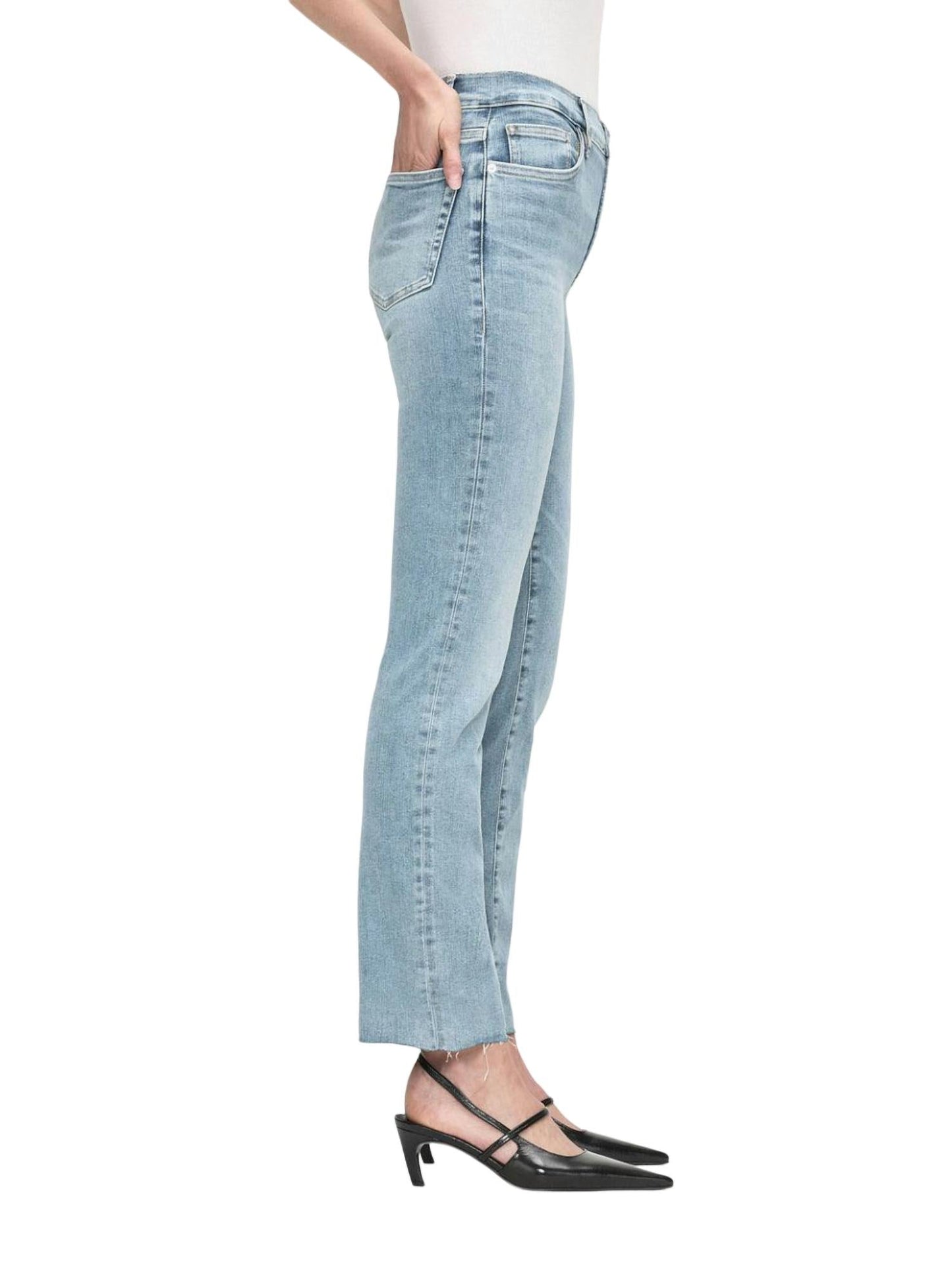 Frame - Le High Straight Raw After Jeans