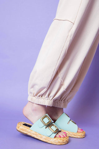 Shu Shop - Women's Billie Woven Double-strap Sandal