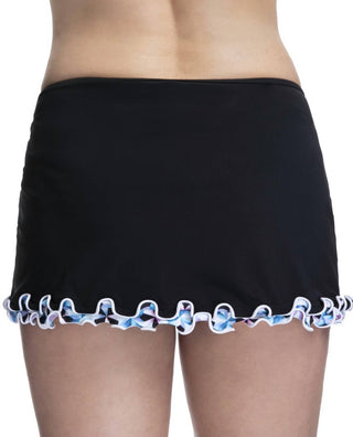 Profile By Gottex - Lettuce Ruffle Side Tie Skirted Swimsuit Bottom