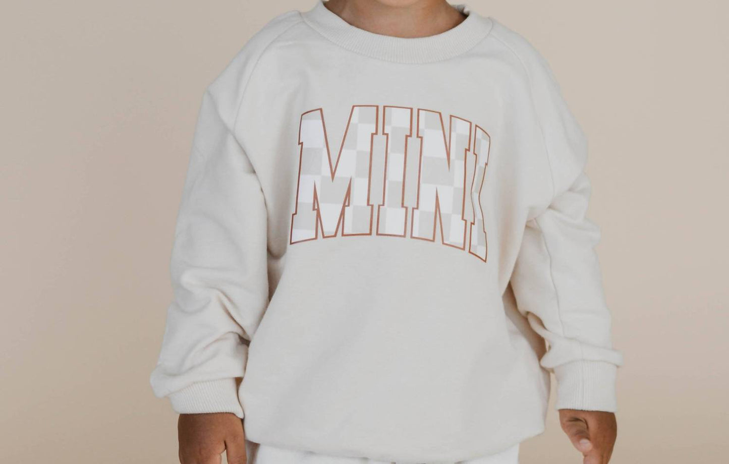 August And June Kids - Kid's Checkered Mini Sweater