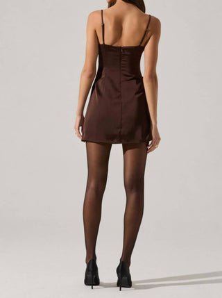 Astr - Jenness Satin Mini Dress