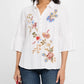 Johnny Was - Florrie Ruffle Sleeve Henley Tunic Top