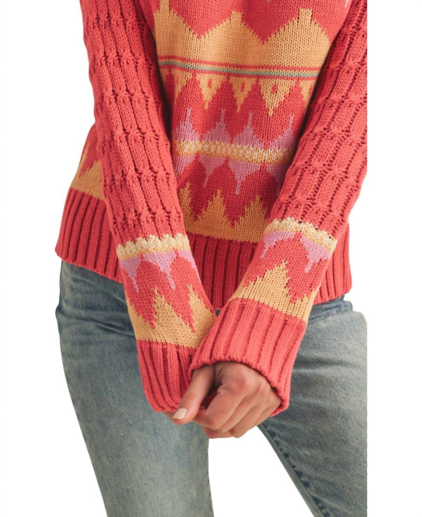 &Merci - Faire Isle Turtleneck Sweater