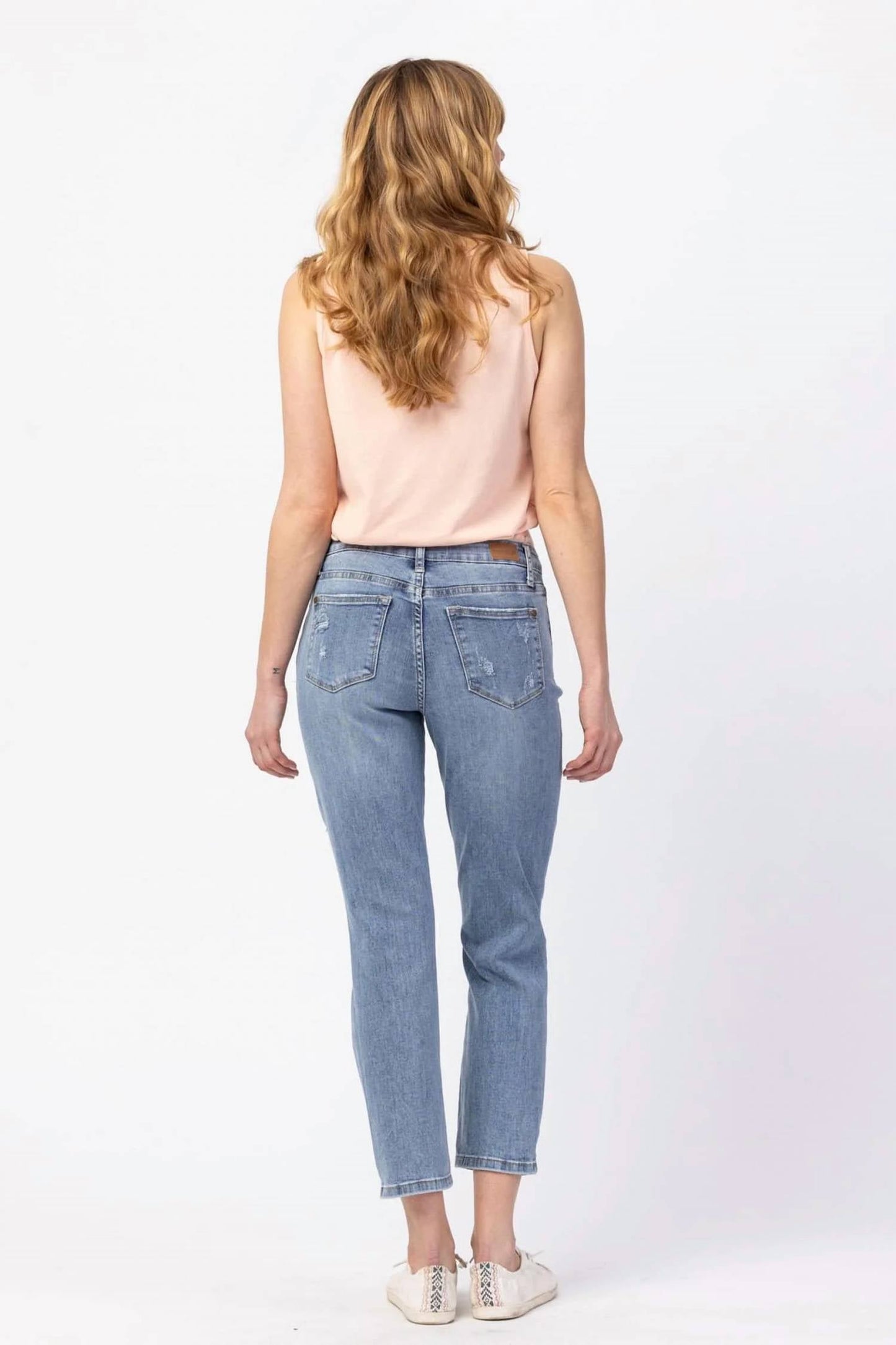 Judy Blue - Distressed Boyfriend Fit Jeans