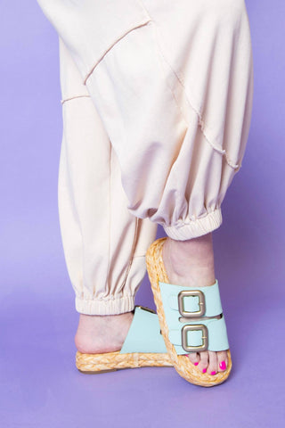 Shu Shop - Women's Billie Woven Double-strap Sandal