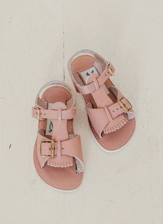 Zimmermann - Girls Leather Sandal With Removable Fringe