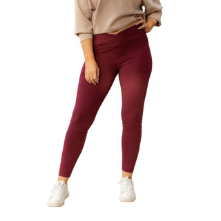 Julia Rose - Molly Crossover Full Length Leggings with Pockets