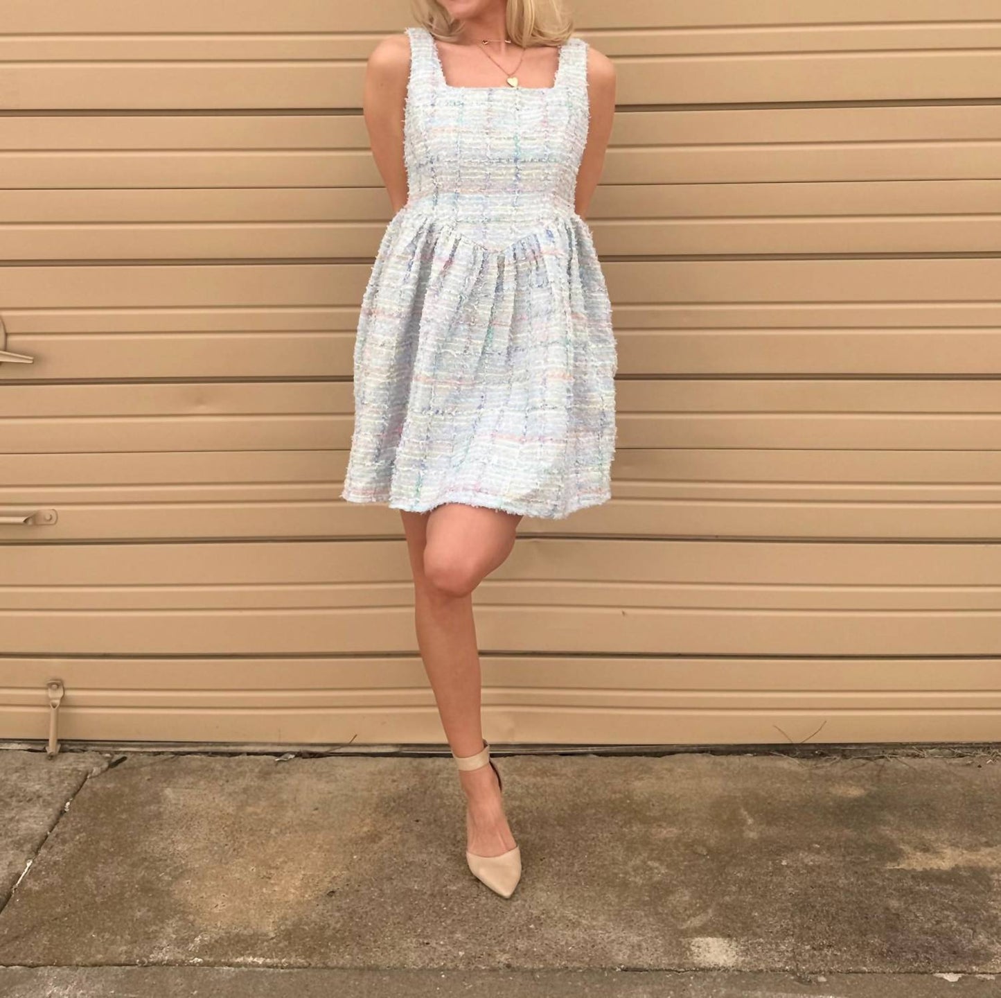 Aureum - Wren Tweed Mini Dress