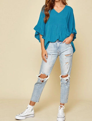 Andree By Unit - Ruffle Sleeve Top