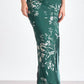 Elan - Floral Print Satin Skirt