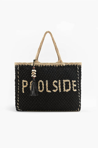 America & Beyond - Women's 'poolside' Jute Macrame Tote