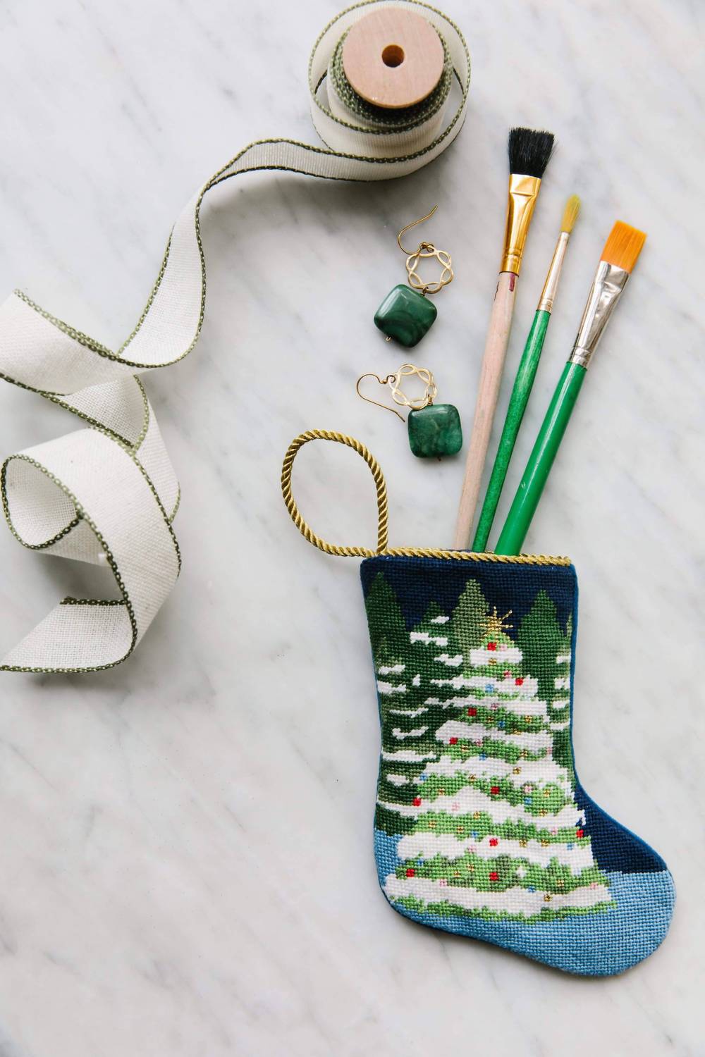 Bauble Stockings - Winter Wonderland Ornament
