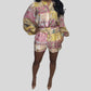 Luxxel - Spring Paisley Short Set
