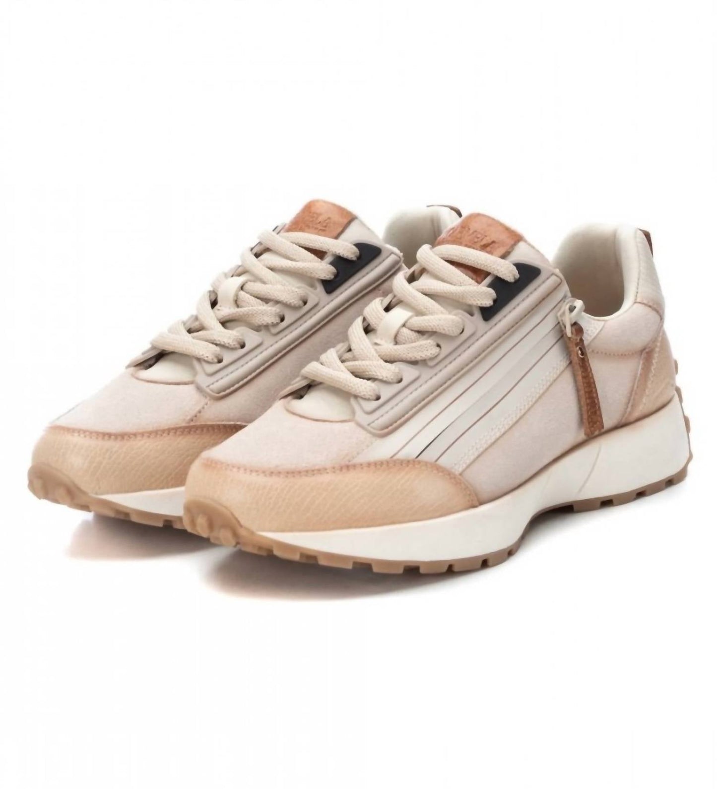 Xti - WOMEN'S CASUAL LEATHER SNEAKERS