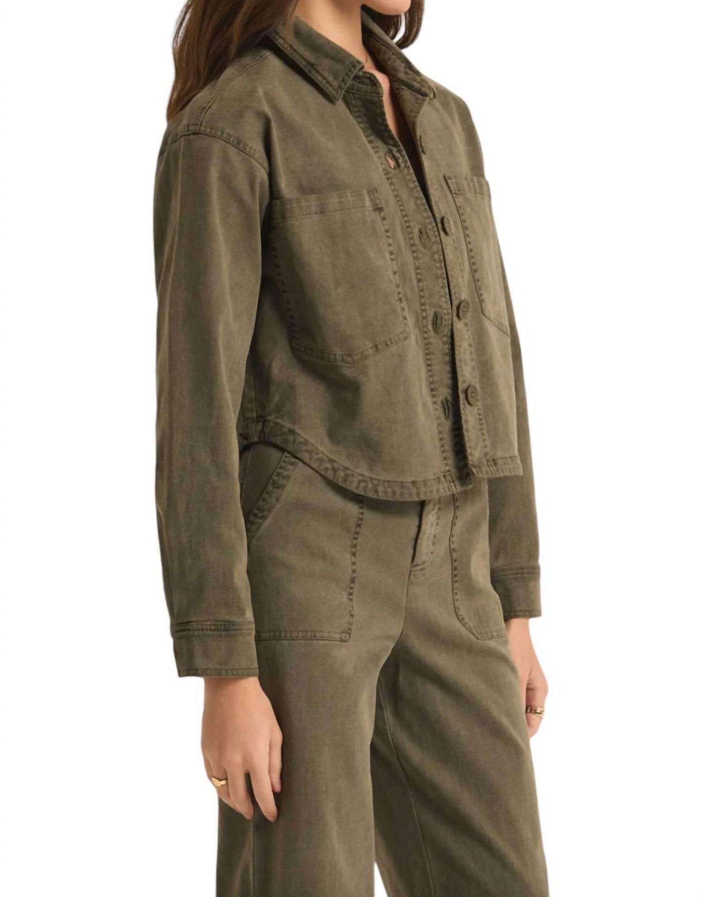 Z Supply - All Day Cropped Washed Jacket