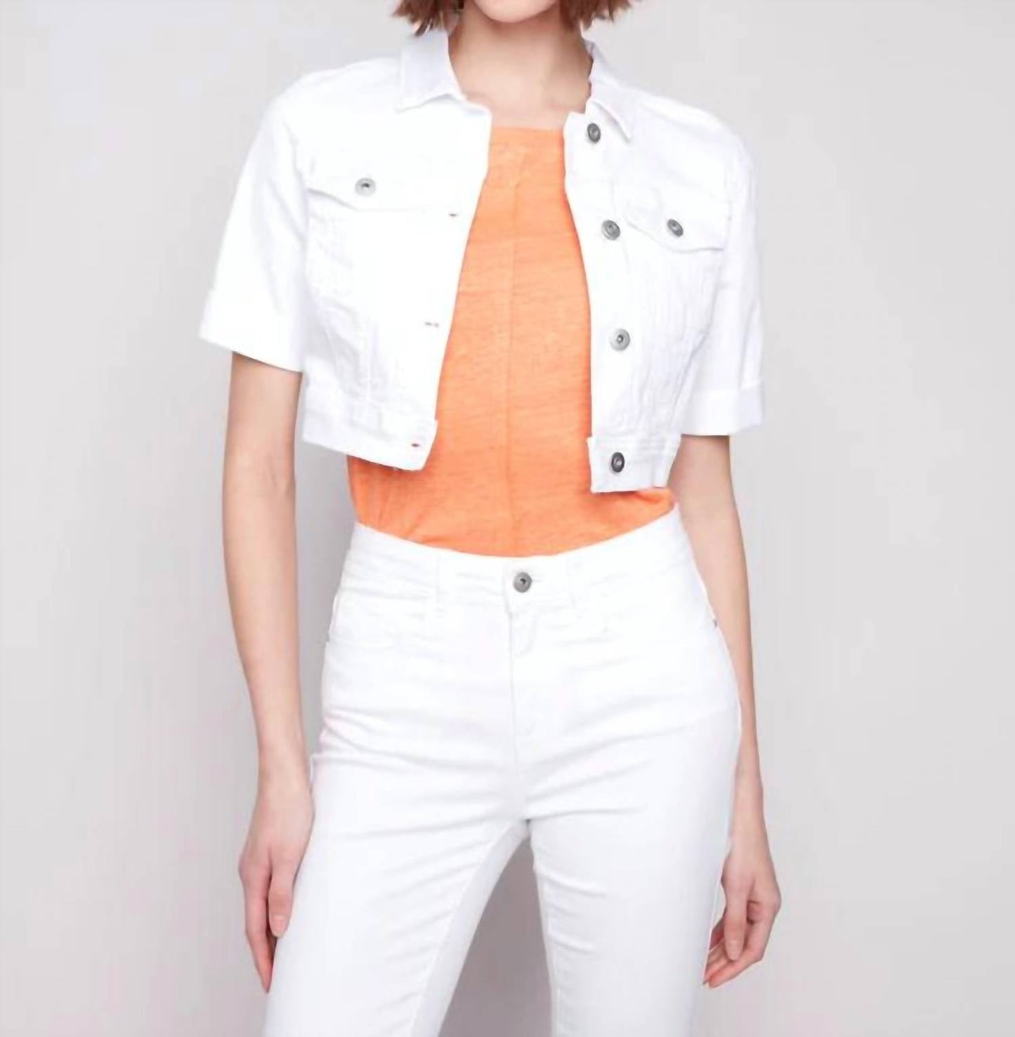 Charlie B - Cropped Jean Jacket