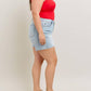 Judy Blue - High Waist Rigid Magic Denim Shorts Plus
