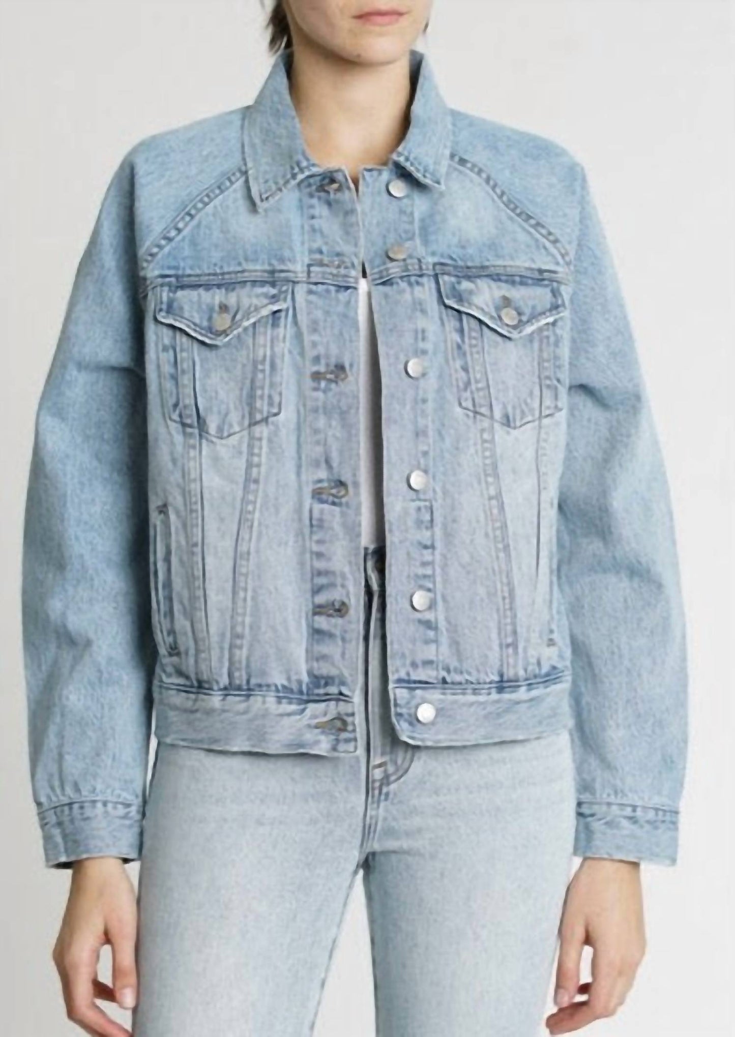 Pistola - Hayden Raglan Sleeve Denim Jacket