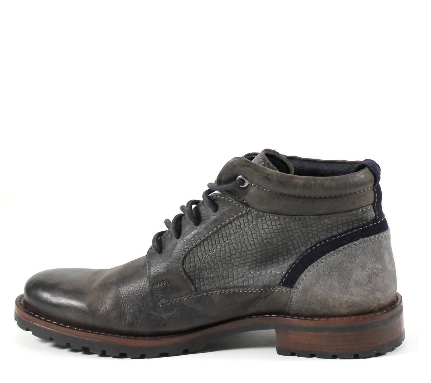 Diba True - Men's Flip Under Lace-up Leather Boots