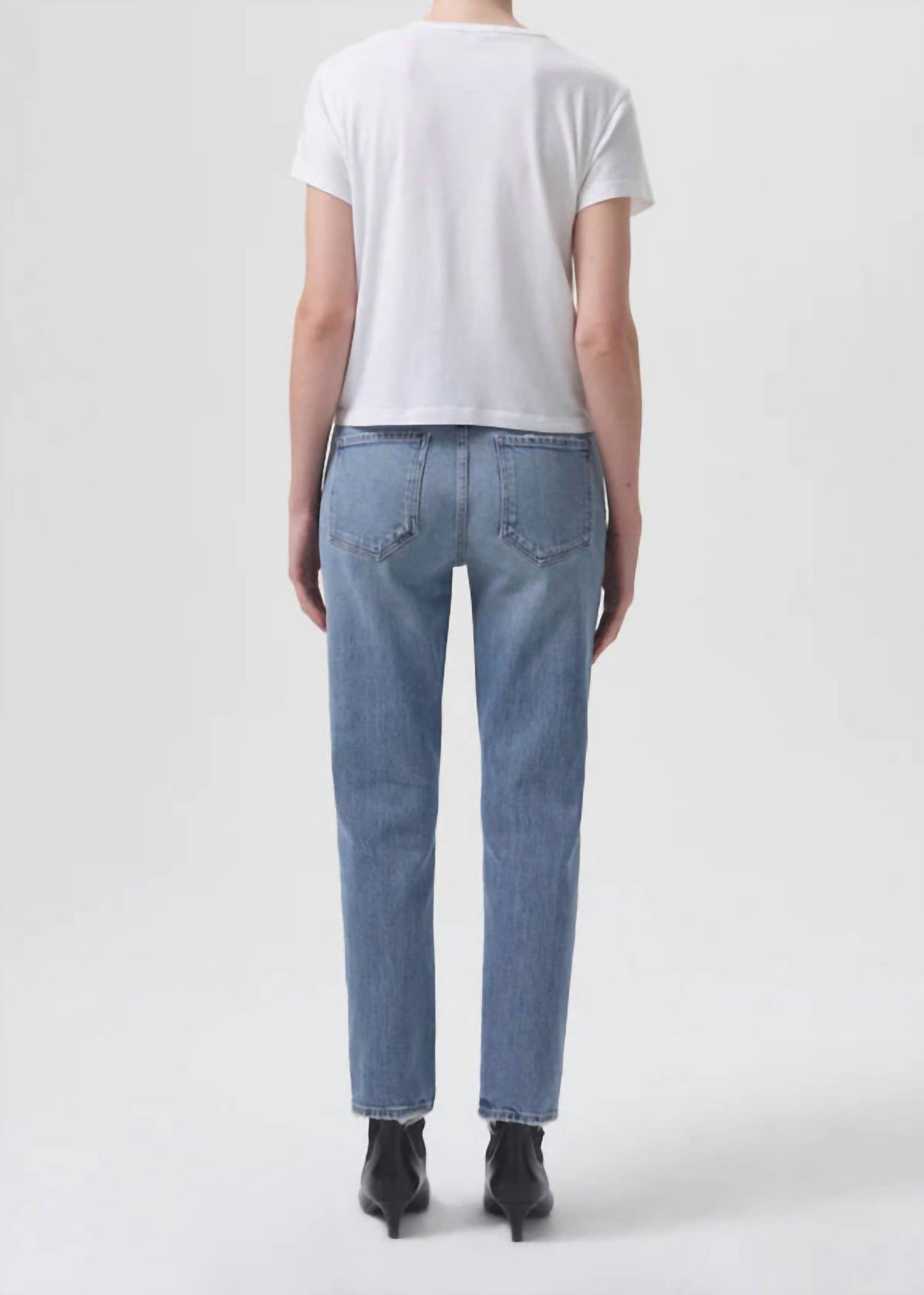 Agolde - Riley High Rise Straight Leg Jeans