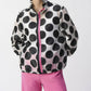 Joseph Ribkoff - Polka-dot Relaxed Fit Jacket