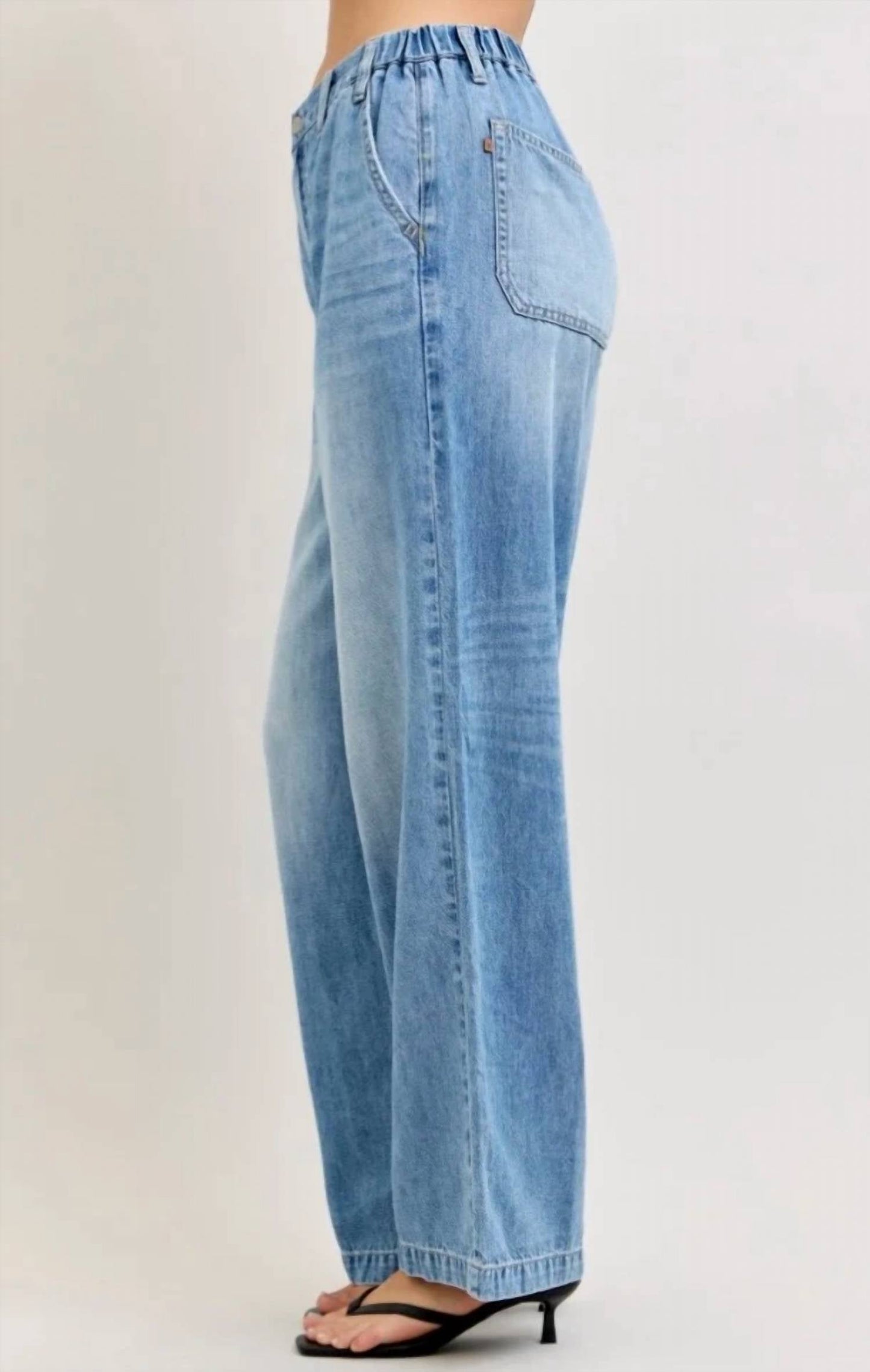 Judy Blue - Featherweight Baggy Elasticated Waist Band Jean