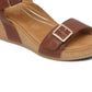 Aetrex - LEXA QUARTER STRAP WEDGE SANDAL