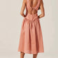Astr - Thierry Linen Midi Dress