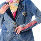 Aratta - Colonel Jacket With Embroidered Trim On Sleeves