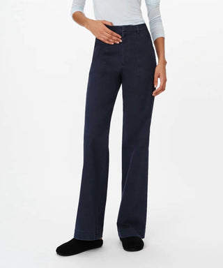 Atm - Cotton Twill Flare Leg Pant