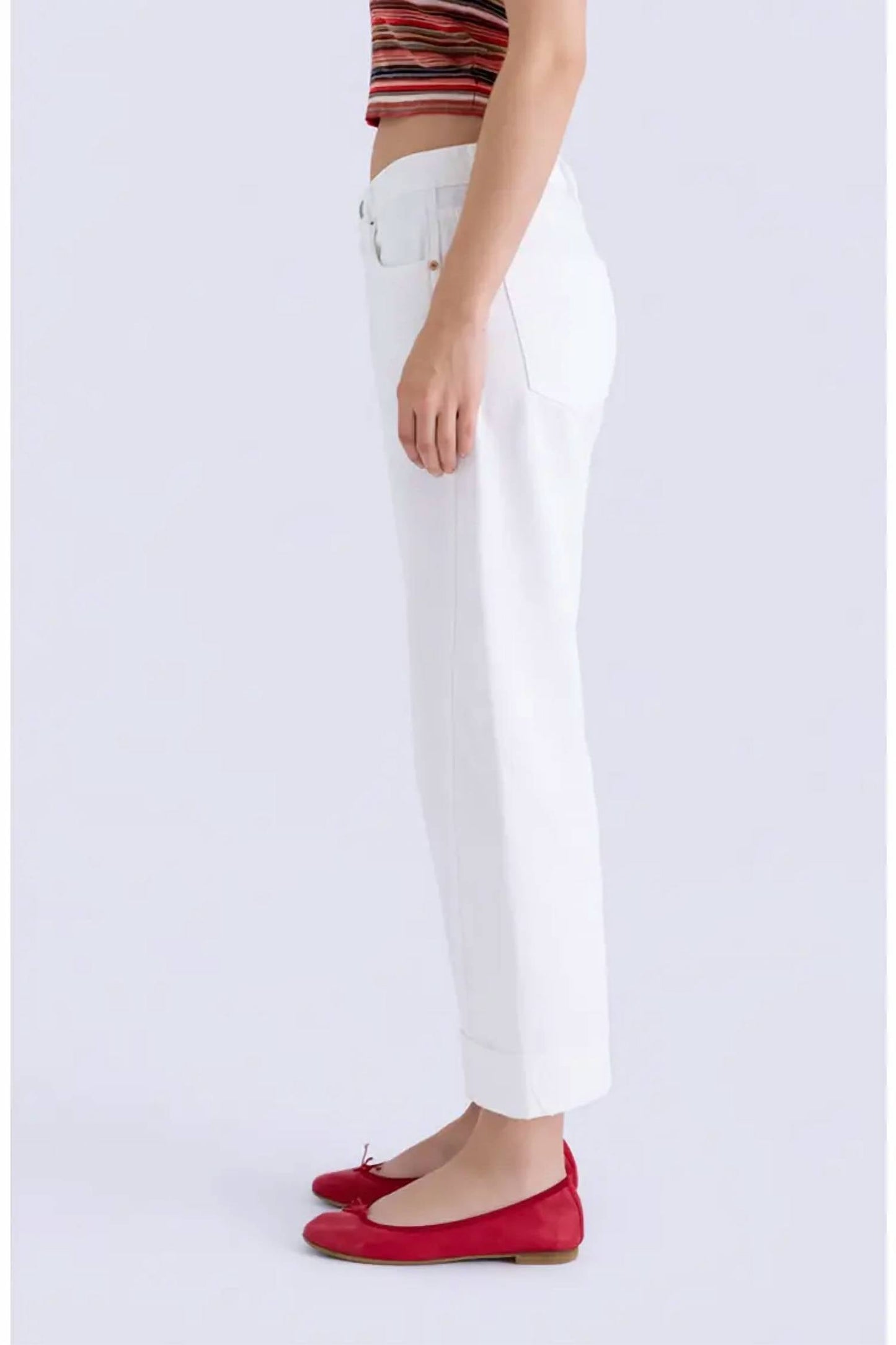 Pistola - Kacey Mid Rise Cuffed Boyfriend Jeans